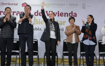 Claudia Sheinbaum en gira de trabajo por Puebla